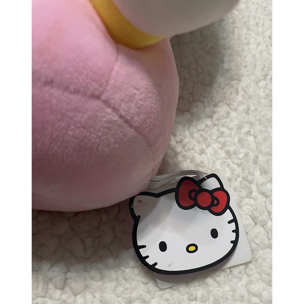 Charming 9.5-Inch Hello Kitty Plush - Authentic Sanrio Cuteness
